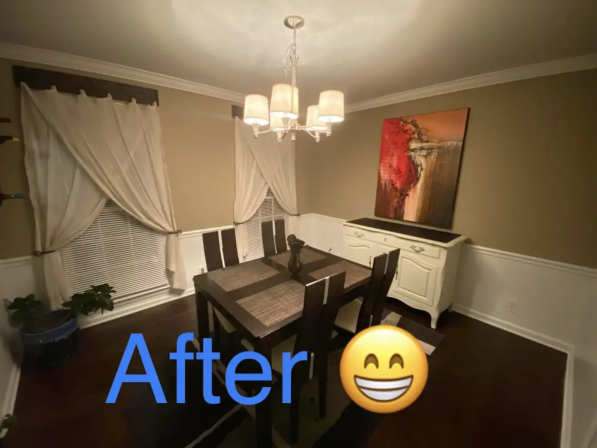 Professional dining room restoration after water damage in New River
